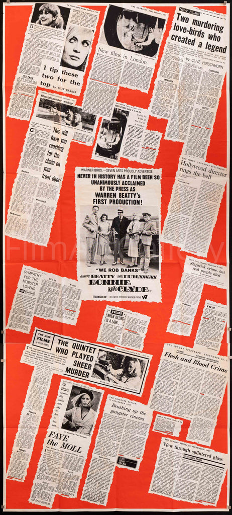 Bonnie and Clyde Original Vintage Movie Poster