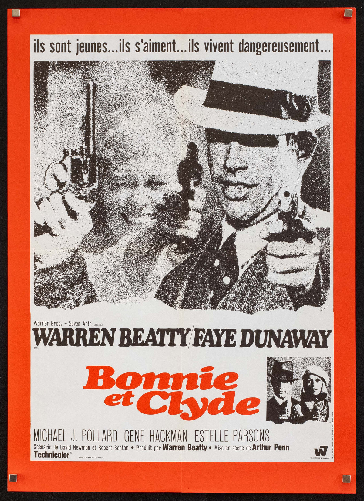 Bonnie and Clyde Original Vintage Movie Poster