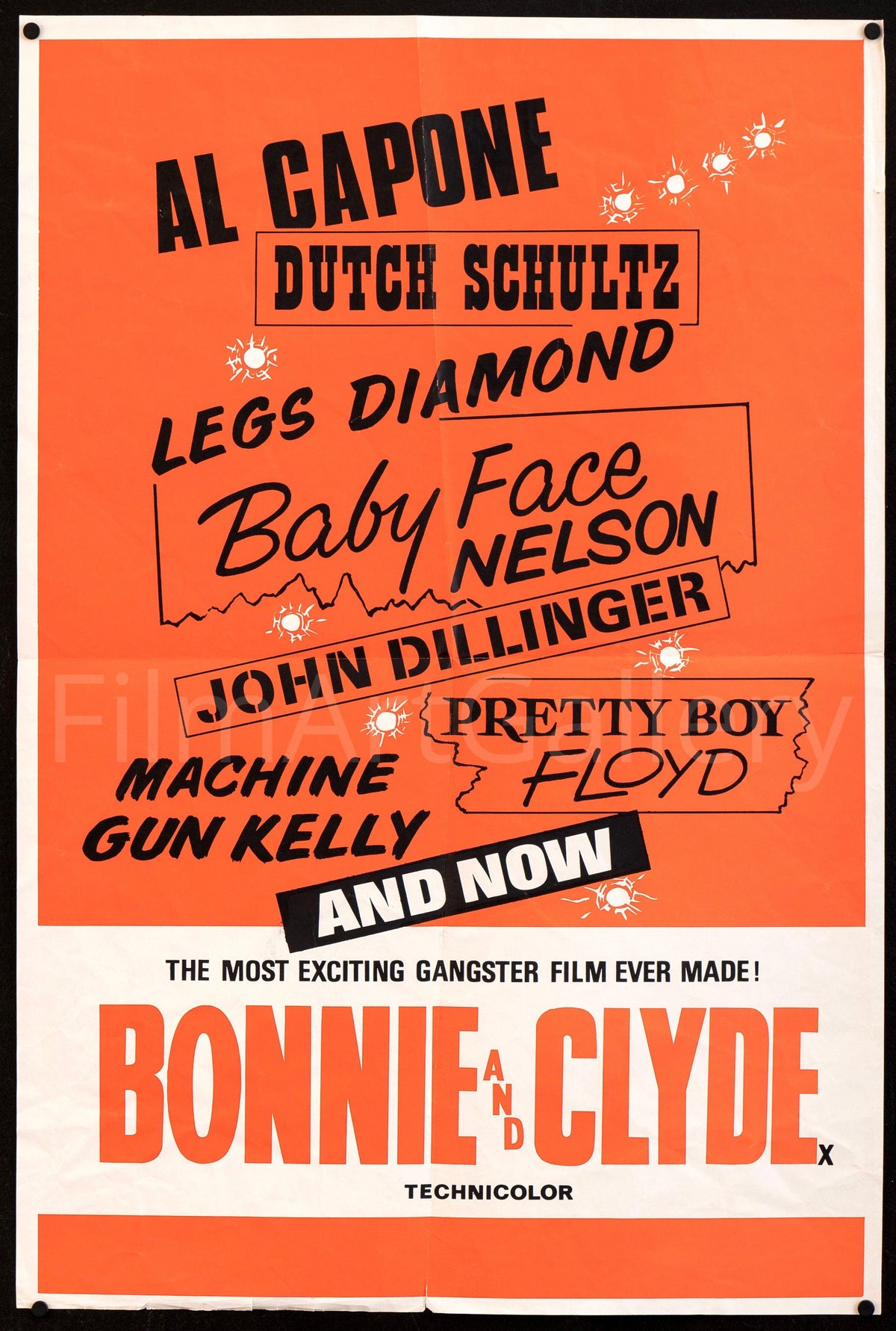 Bonnie and Clyde Original Vintage Movie Poster