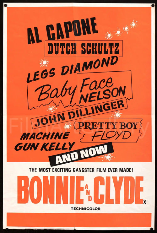 Bonnie and Clyde Original Vintage Movie Poster