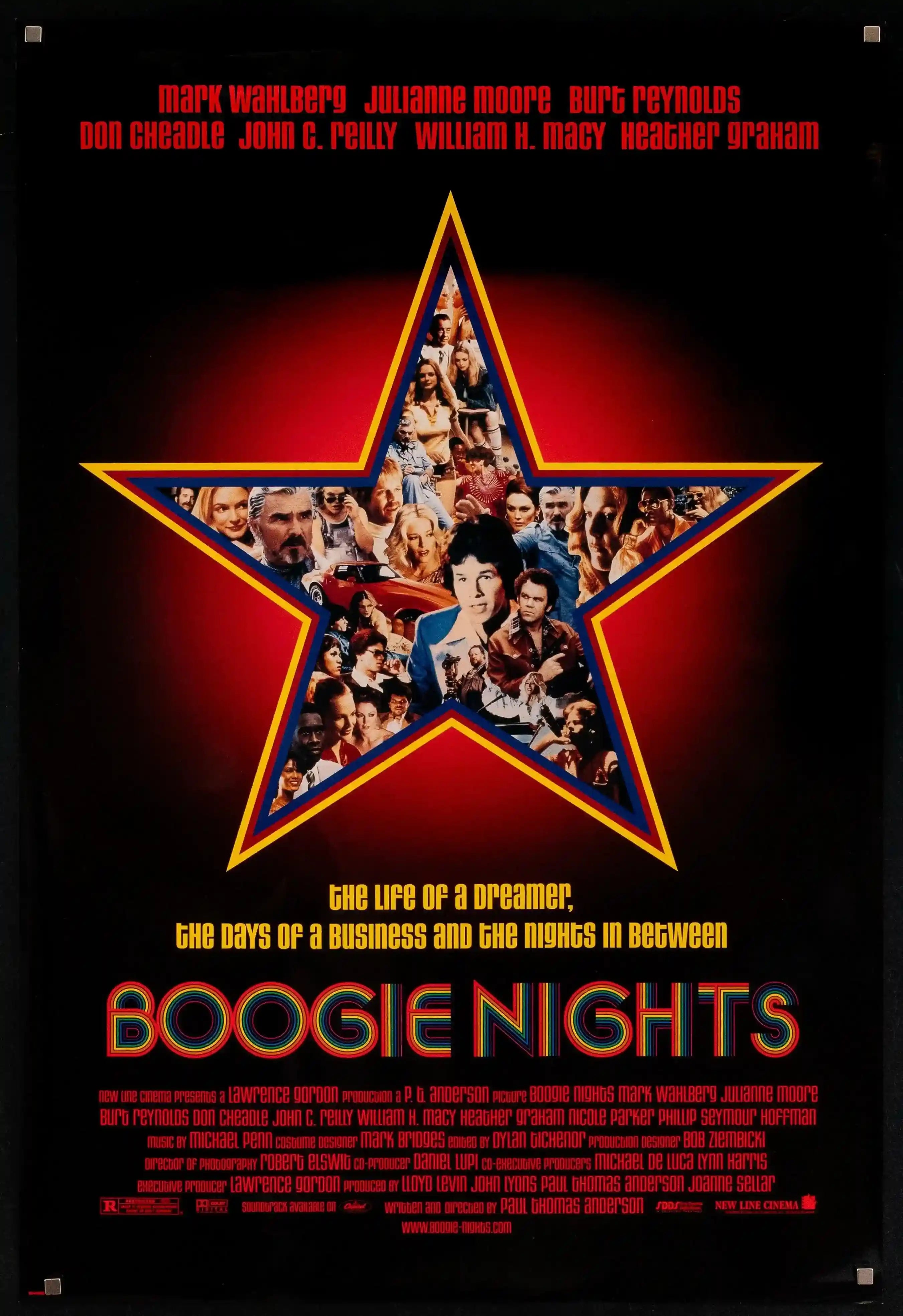 90s デッドストック BOOGIE NIGHTS 大判ポスター Boogie Nights Movie Poster 1997 1 Sheet (27x41)