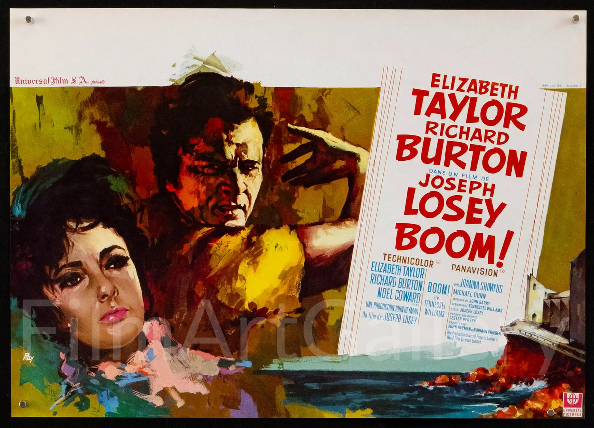 Boom! Original Vintage Movie Poster