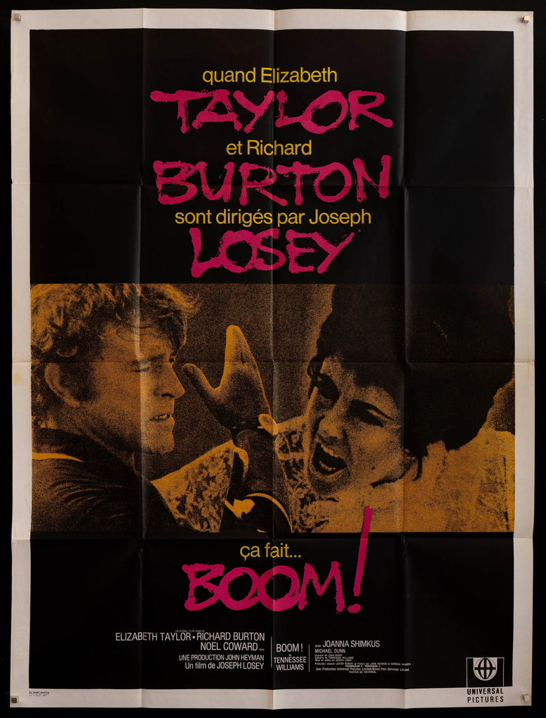 Boom! Original Vintage Movie Poster