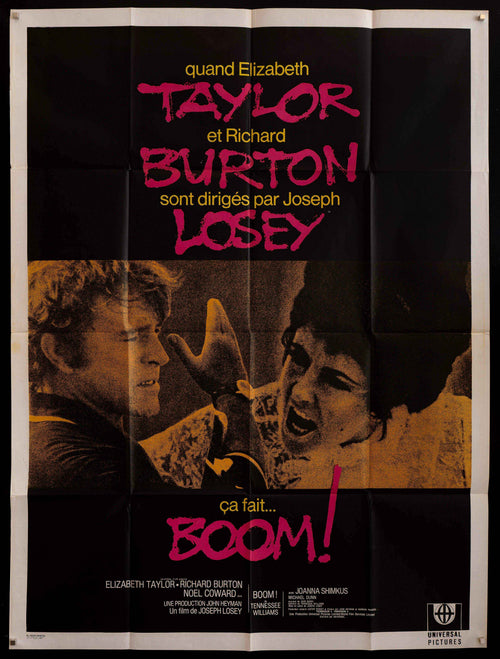 Boom! Original Vintage Movie Poster