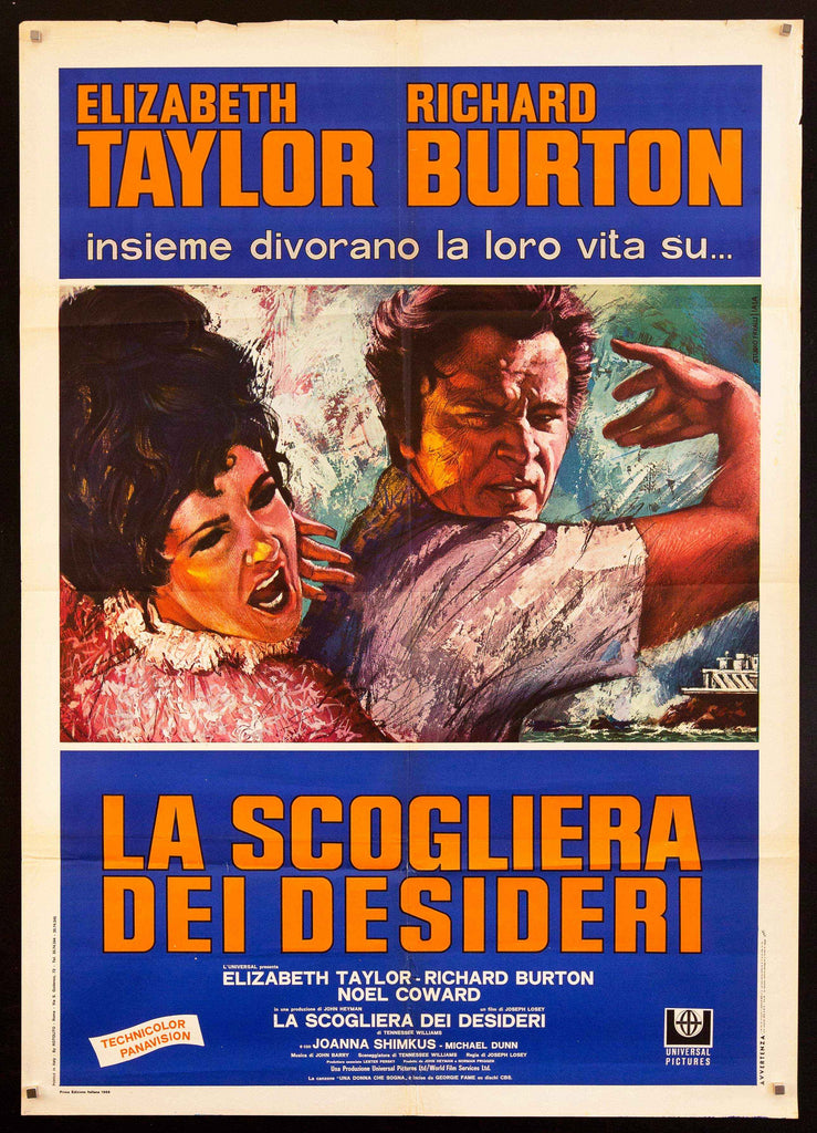 Boom! Movie Poster 1968 Italian 2 foglio (39x55)