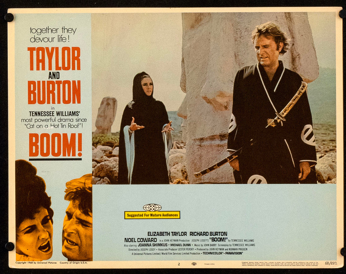 Boom! Original Vintage Movie Poster