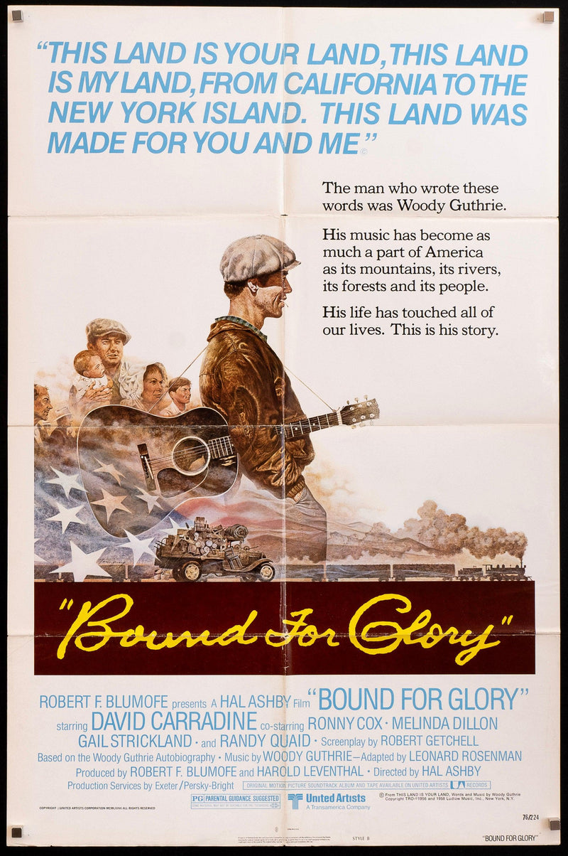 Bound for Glory 1 Sheet (27x41) Original Vintage Movie Poster