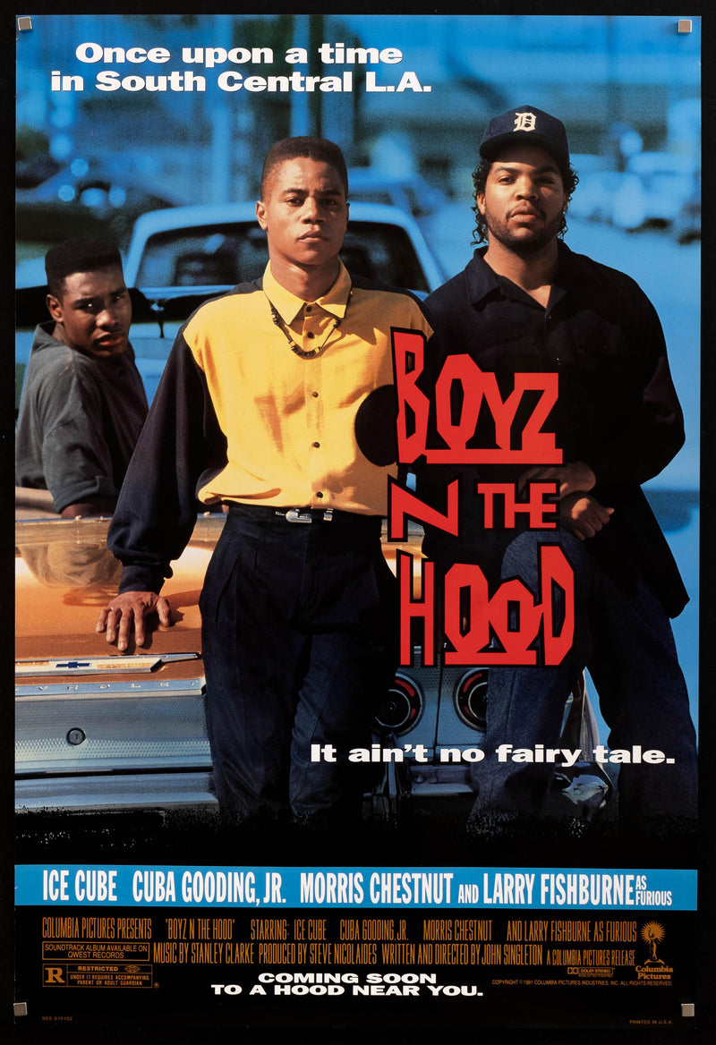 Boyz N the Hood 1 Sheet (27x41) Original Vintage Movie Poster