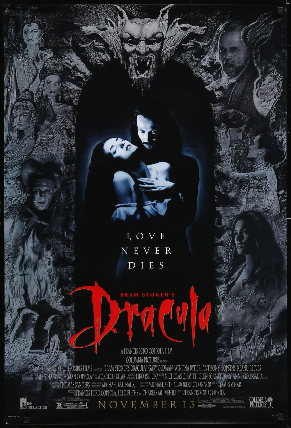 Bram Stoker's Dracula Original Vintage Movie Poster