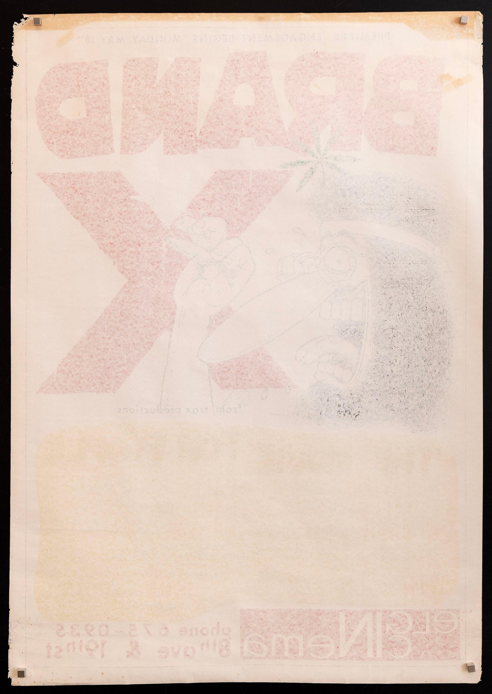 Brand X Original Vintage Movie Poster