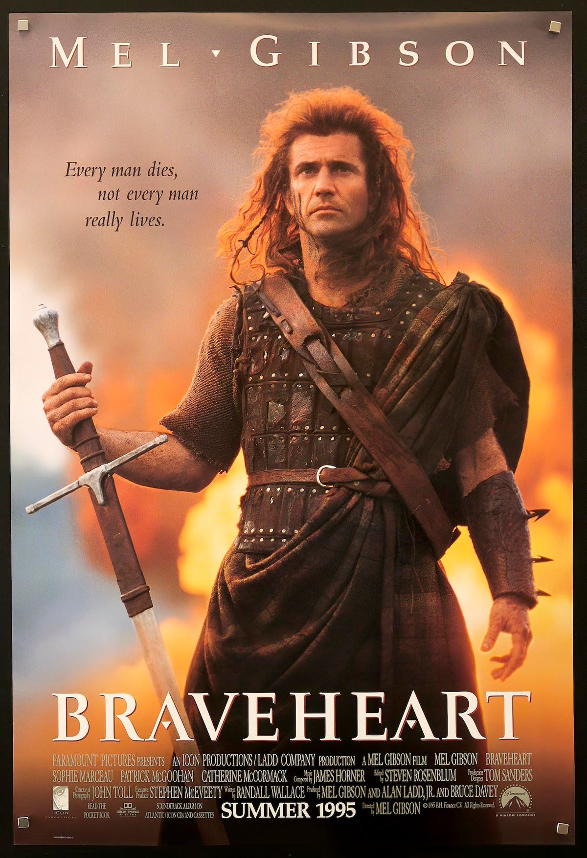 Braveheart Original Vintage Movie Poster