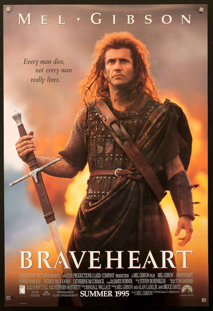 Braveheart Movie Poster 1995 1 Sheet (27x41)