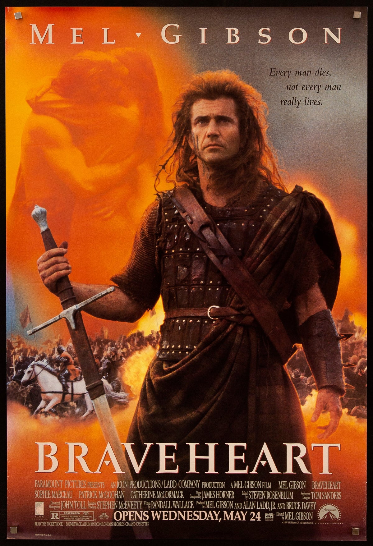 Braveheart Original Vintage Movie Poster