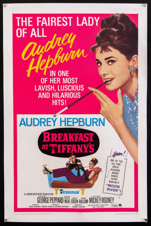 Breakfast At Tiffany's Original Vintage Movie Poster