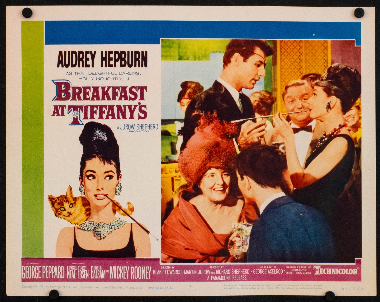 Breakfast at Tiffany's Original Vintage Movie Poster