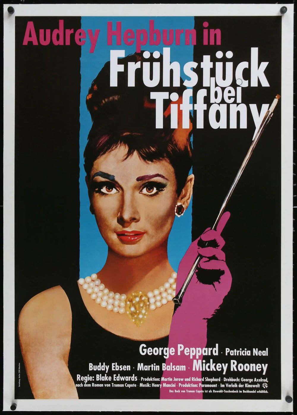 Breakfast at Tiffany's Original Vintage Movie Poster