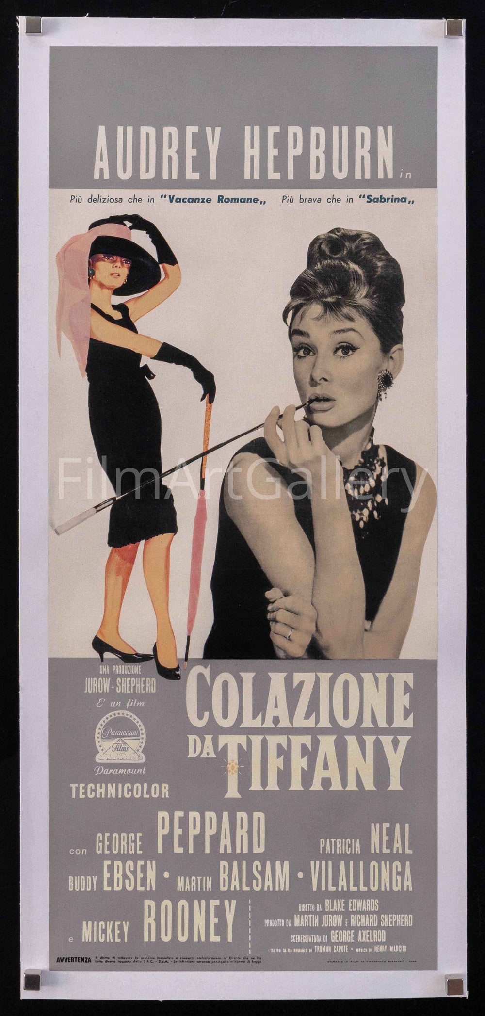 Breakfast at Tiffany's Original Vintage Movie Poster