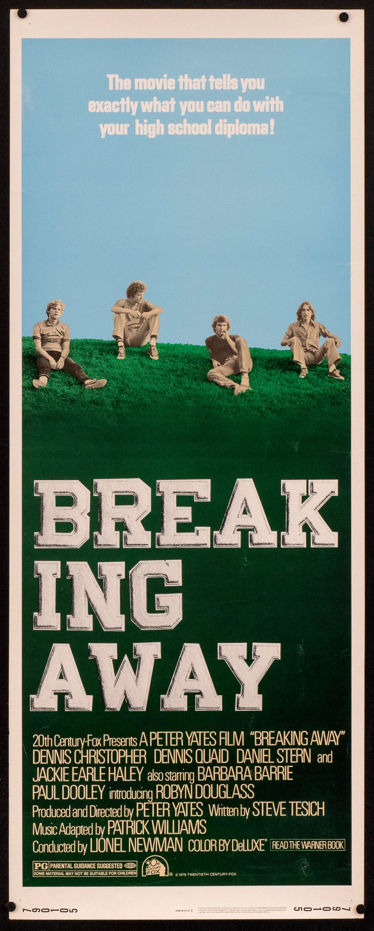 Breaking Away Original Vintage Movie Poster