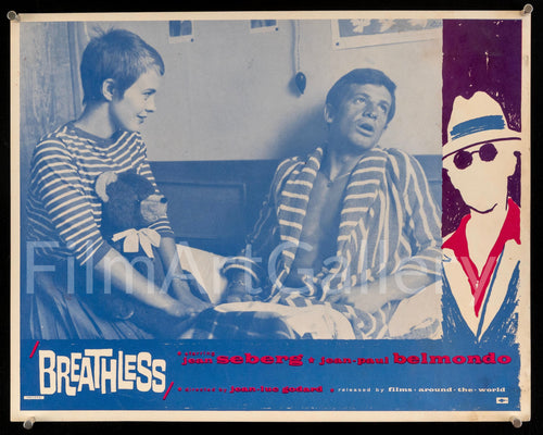 Breathless (A Bout De Souffle) Original Vintage Movie Poster