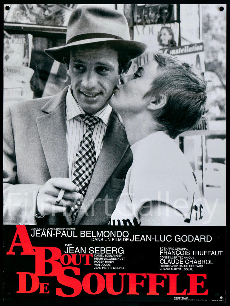 Breathless (A Bout De Souffle) Movie Poster 1998 RI Japanese 1