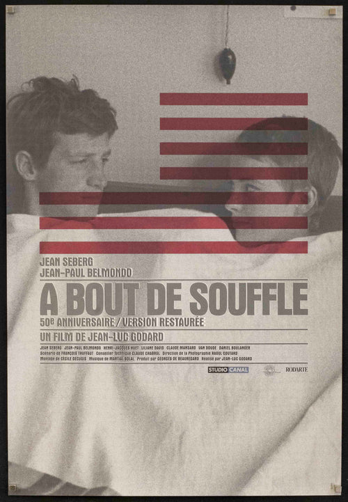 Breathless (A Bout De Souffle) Original Vintage Movie Poster