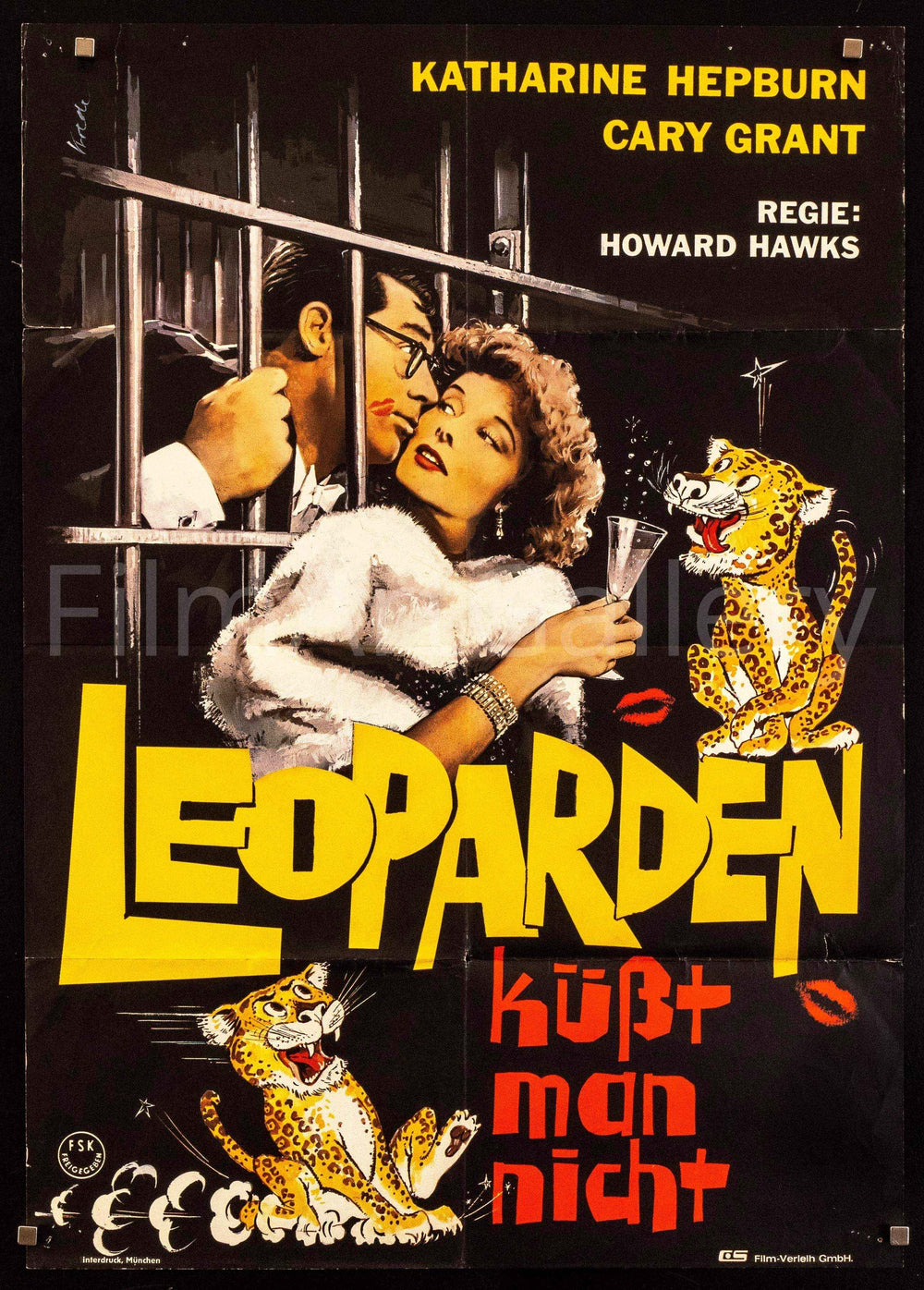 Bringing Up Baby Original Vintage Movie Poster