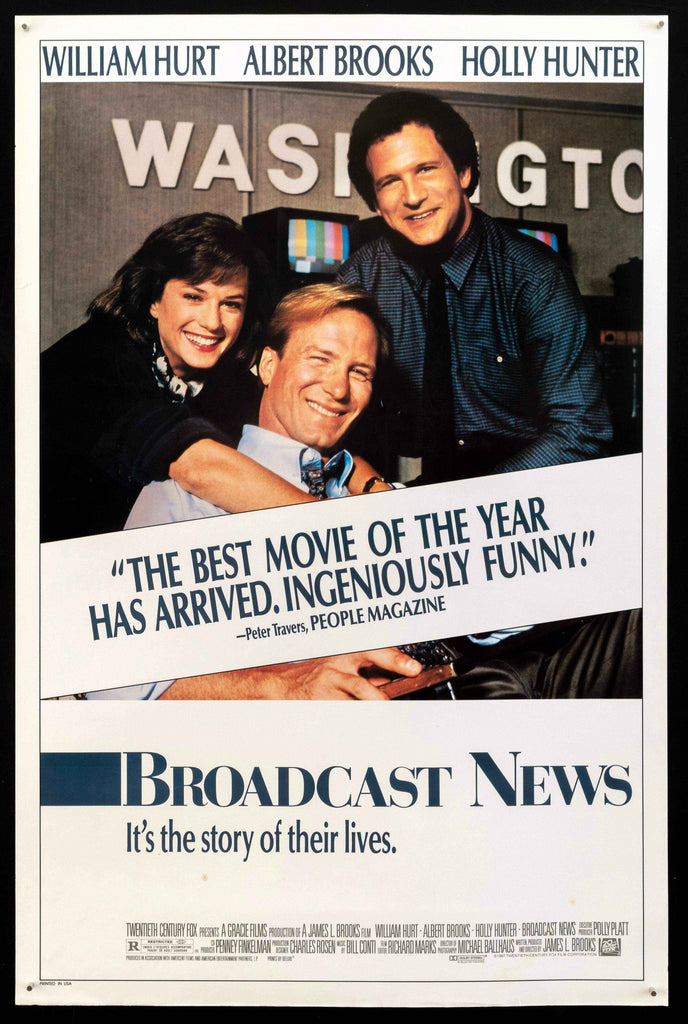 Broadcast News Original Vintage Movie Poster