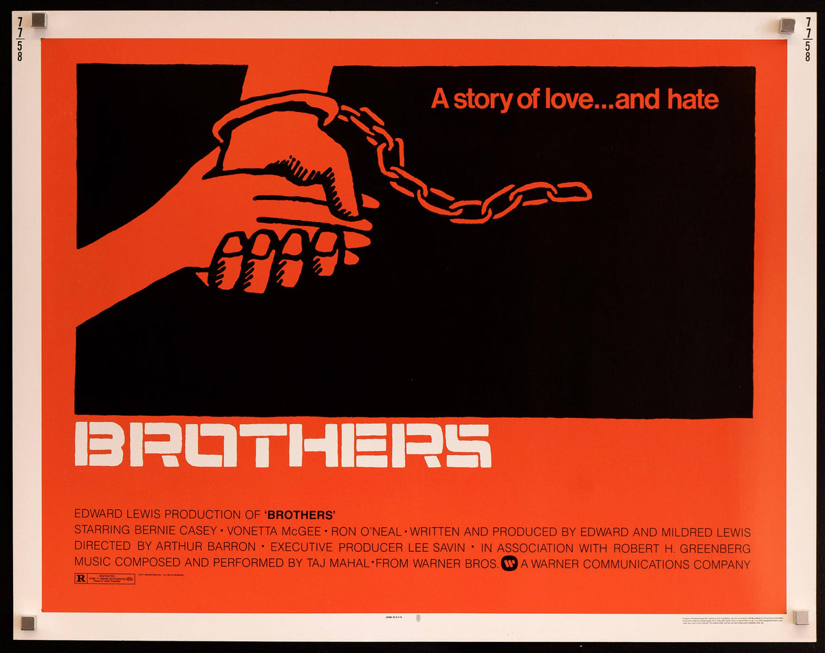 Brothers Half sheet (22x28) Original Vintage Movie Poster