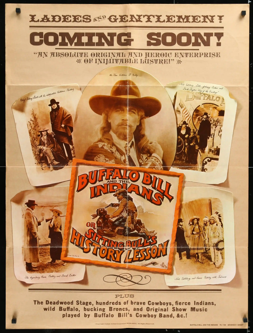 Buffalo Bill and the Indians Original Vintage Movie Poster