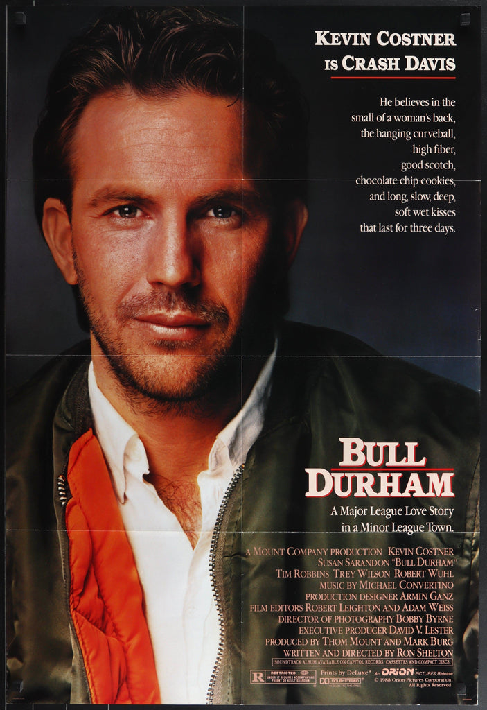 Bull Durham Original Vintage Movie Poster