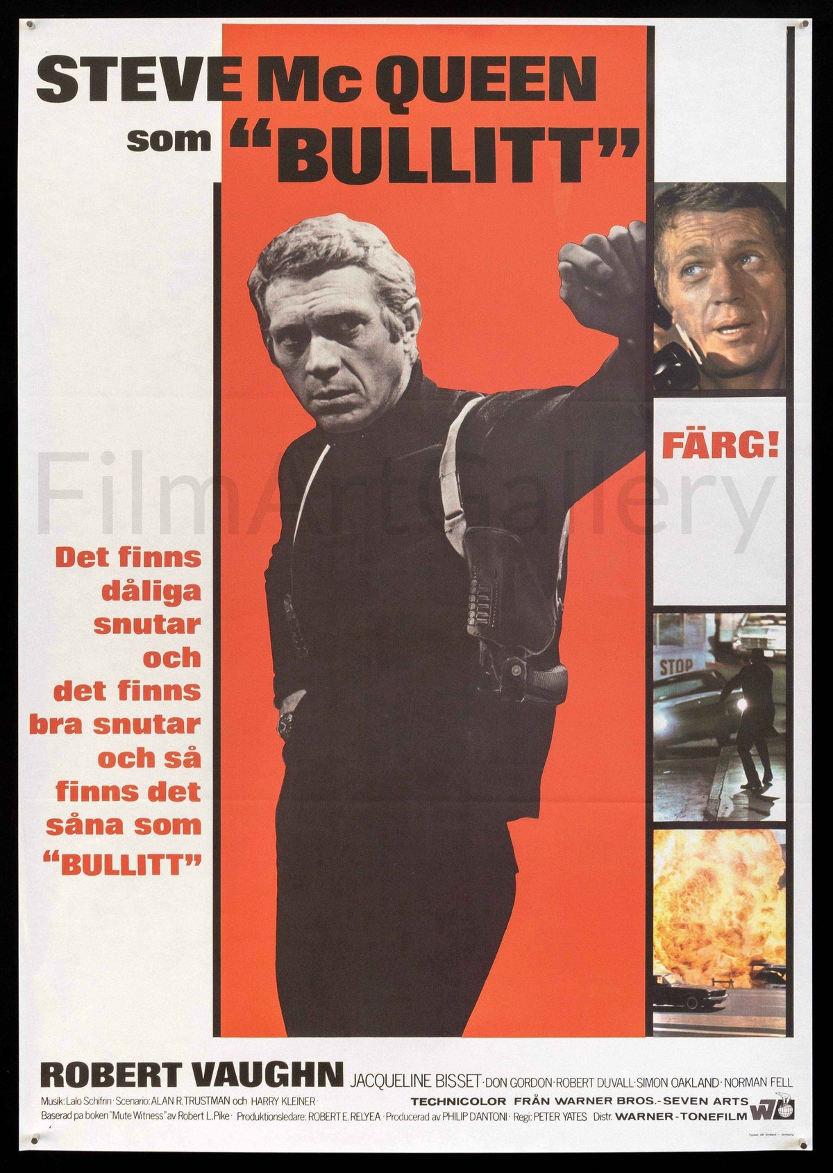 Bullitt Original Vintage Movie Poster