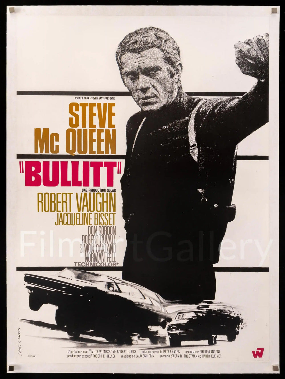 Bullitt Original Vintage Movie Poster