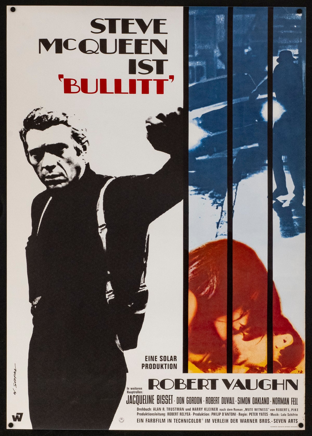 Bullitt Original Vintage Movie Poster