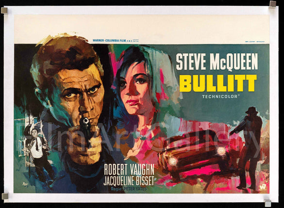 Bullitt Original Vintage Movie Poster