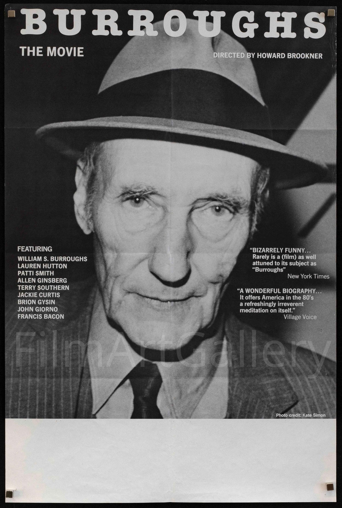 Burroughs Original Vintage Movie Poster