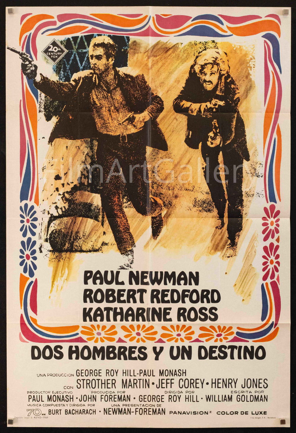 Butch Cassidy and the Sundance Kid Original Vintage Movie Poster