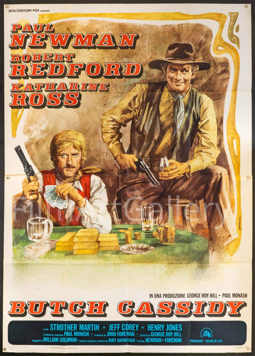 Butch Cassidy and the Sundance Kid Original Vintage Movie Poster