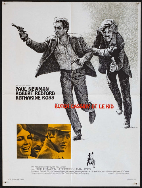 Butch Cassidy and the Sundance Kid Original Vintage Movie Poster