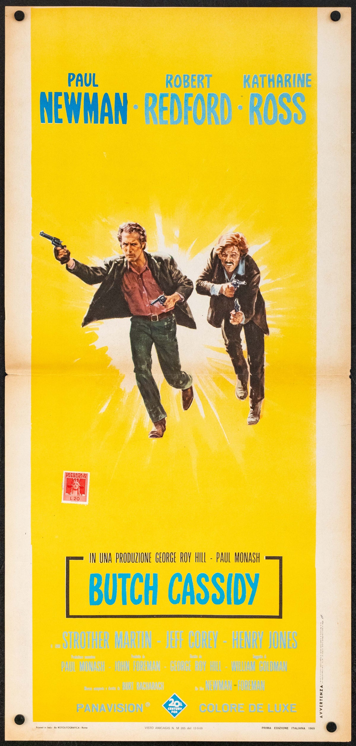 Butch Cassidy and the Sundance Kid Original Vintage Movie Poster