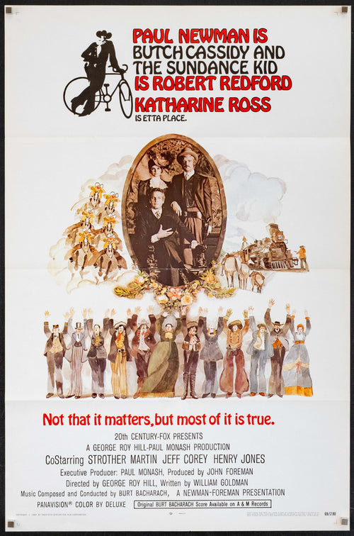 Butch Cassidy and the Sundance Kid Original Vintage Movie Poster