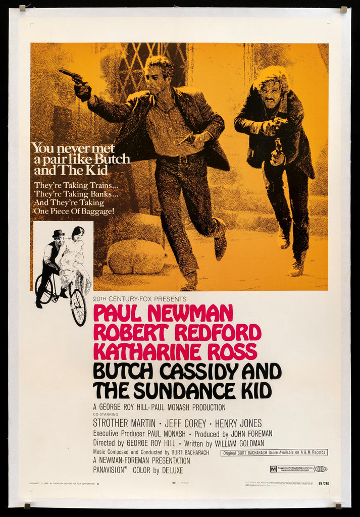 Butch Cassidy and the Sundance Kid Original Vintage Movie Poster