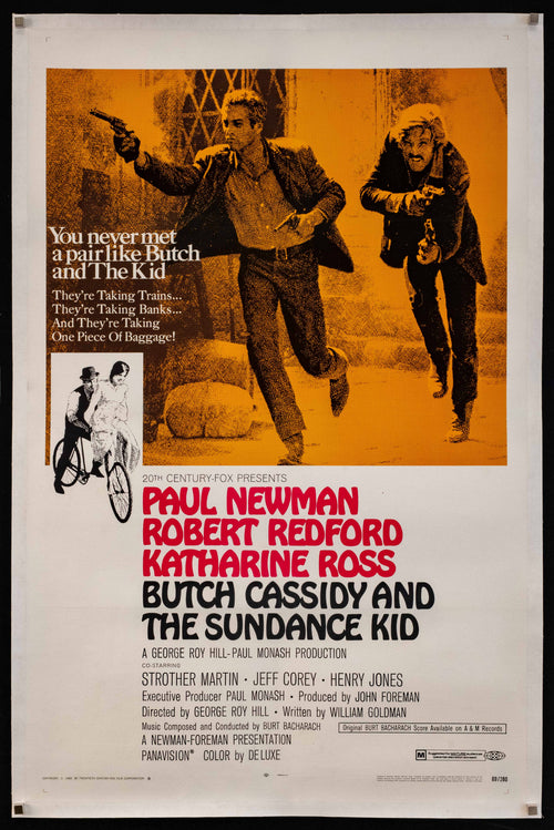 Butch Cassidy and the Sundance Kid Original Vintage Movie Poster