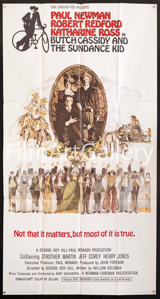 Butch Cassidy and the Sundance Kid Original Vintage Movie Poster