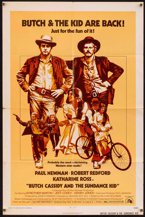Butch Cassidy and the Sundance Kid Original Vintage Movie Poster