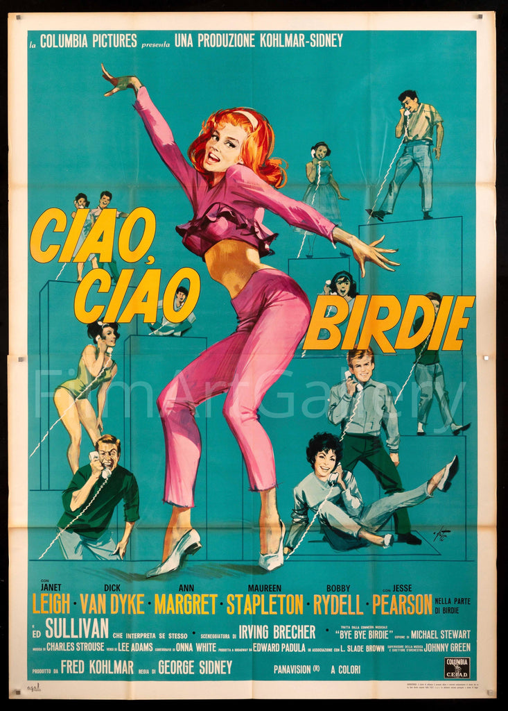 Bye Bye Birdie (Ciao Ciao Birdie) Original Vintage Movie Poster