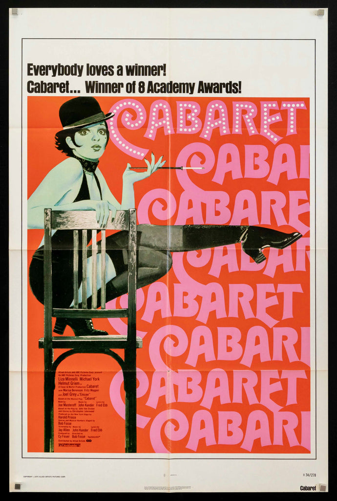 Cabaret Original Vintage Movie Poster