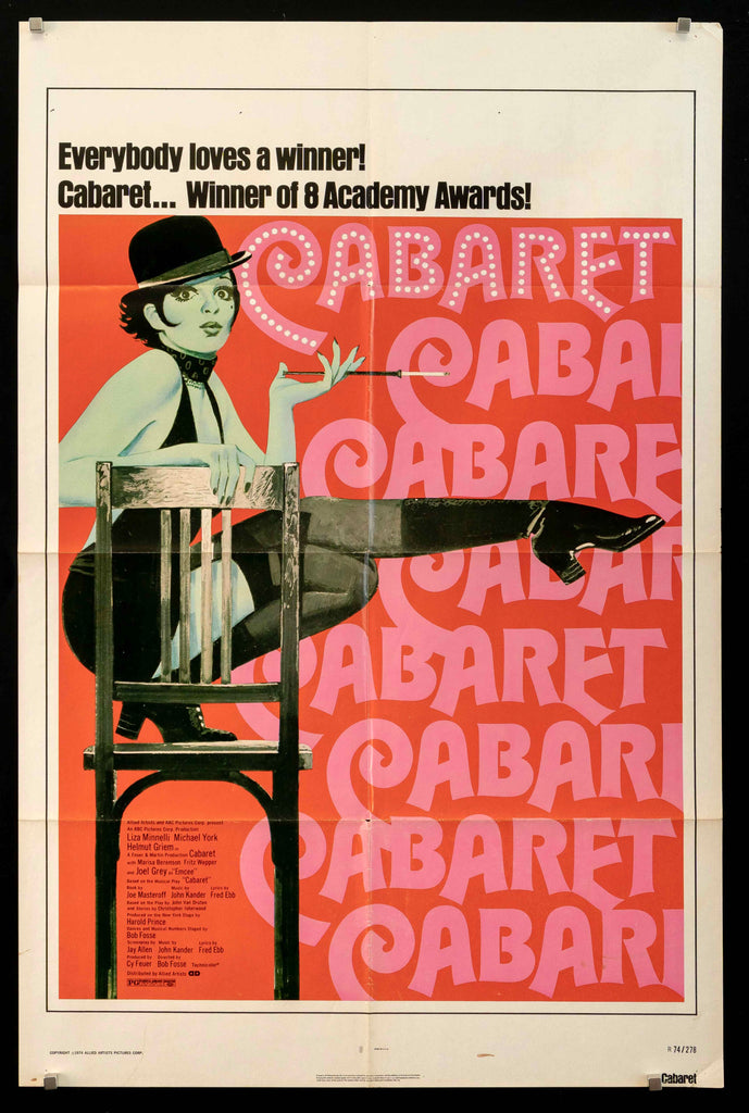 Cabaret Original Vintage Movie Poster