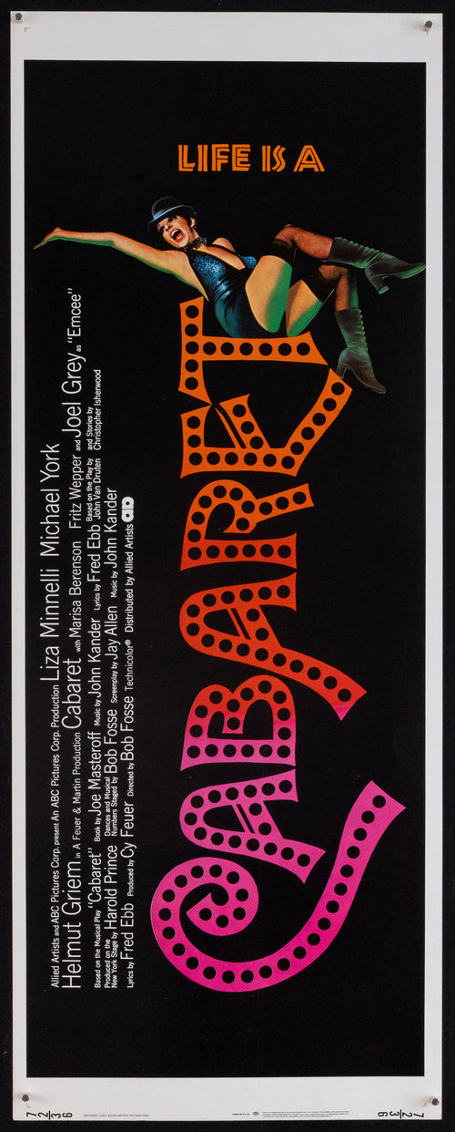 Cabaret Original Vintage Movie Poster