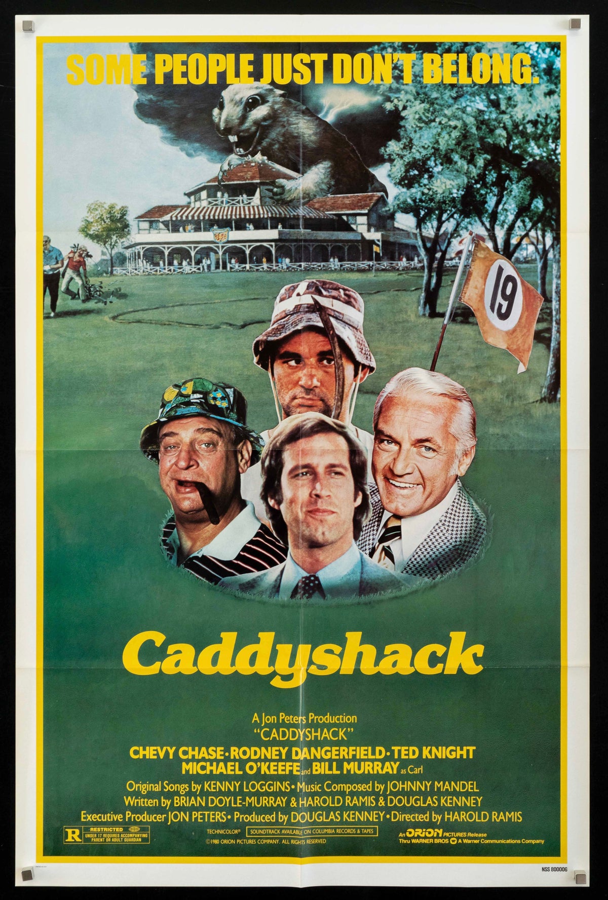 Caddyshack Original Vintage Movie Poster