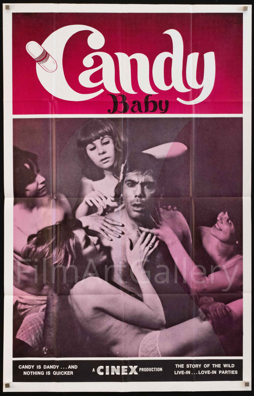 Candy Baby Original Vintage Movie Poster